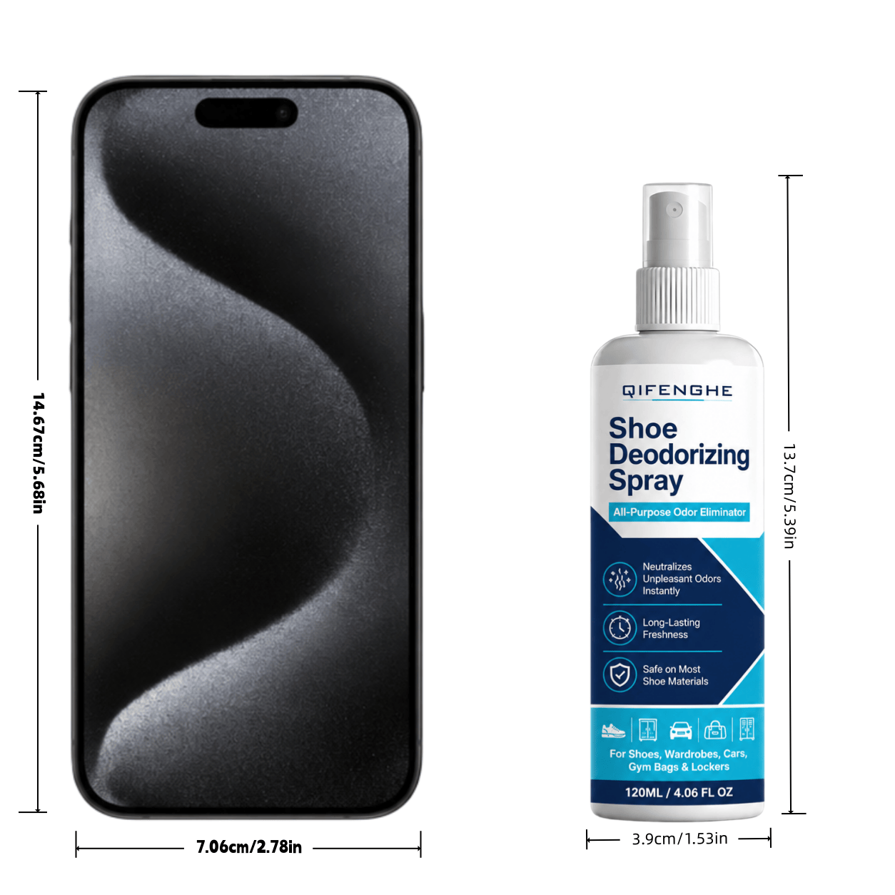 신발 탈취 스프레이 120ml - 트렁크, 예비 타이어 - Odor Eliminator Car 리뷰 및 가격